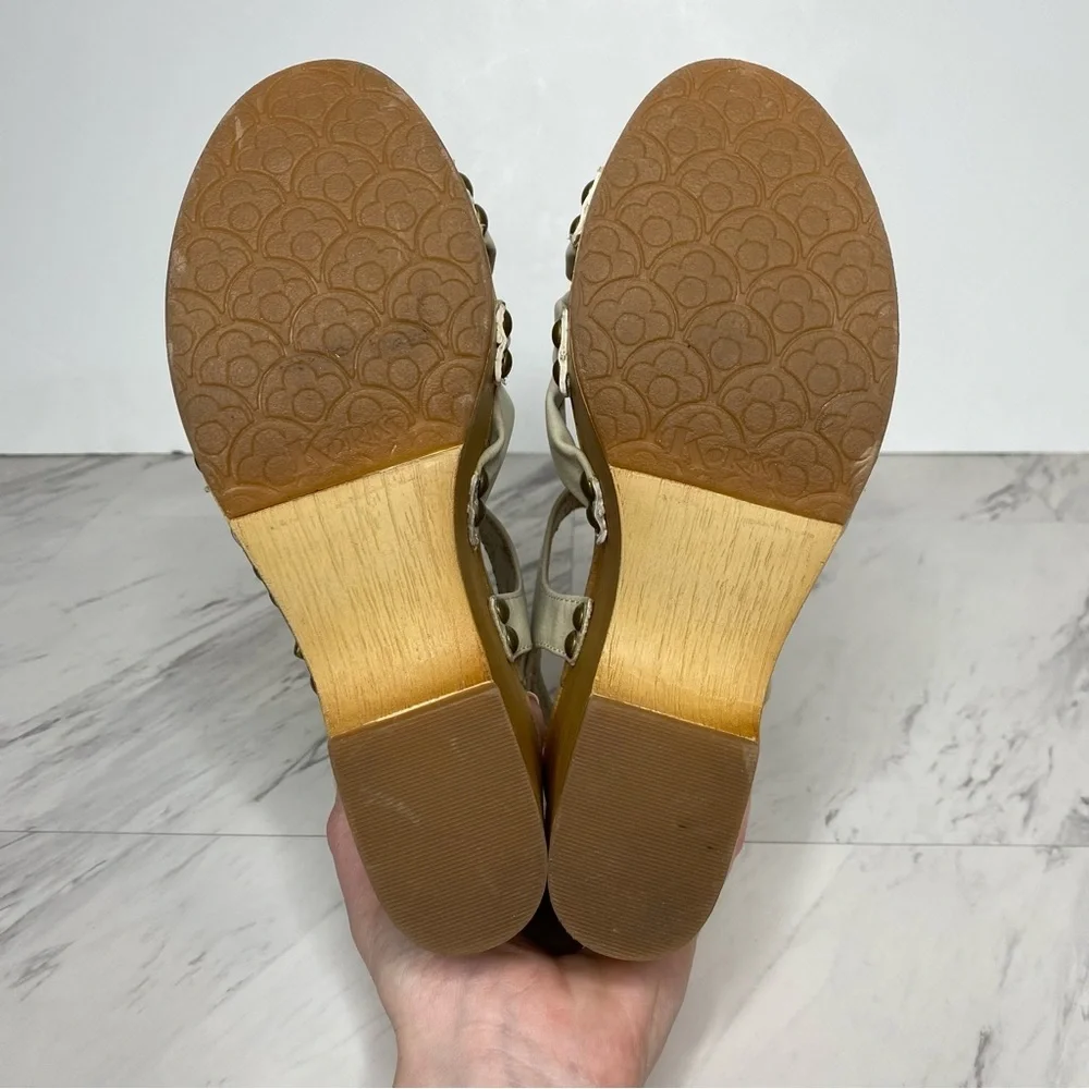 Kork Ease Dawson Platform Wedge Faux Leather Sandal 7M